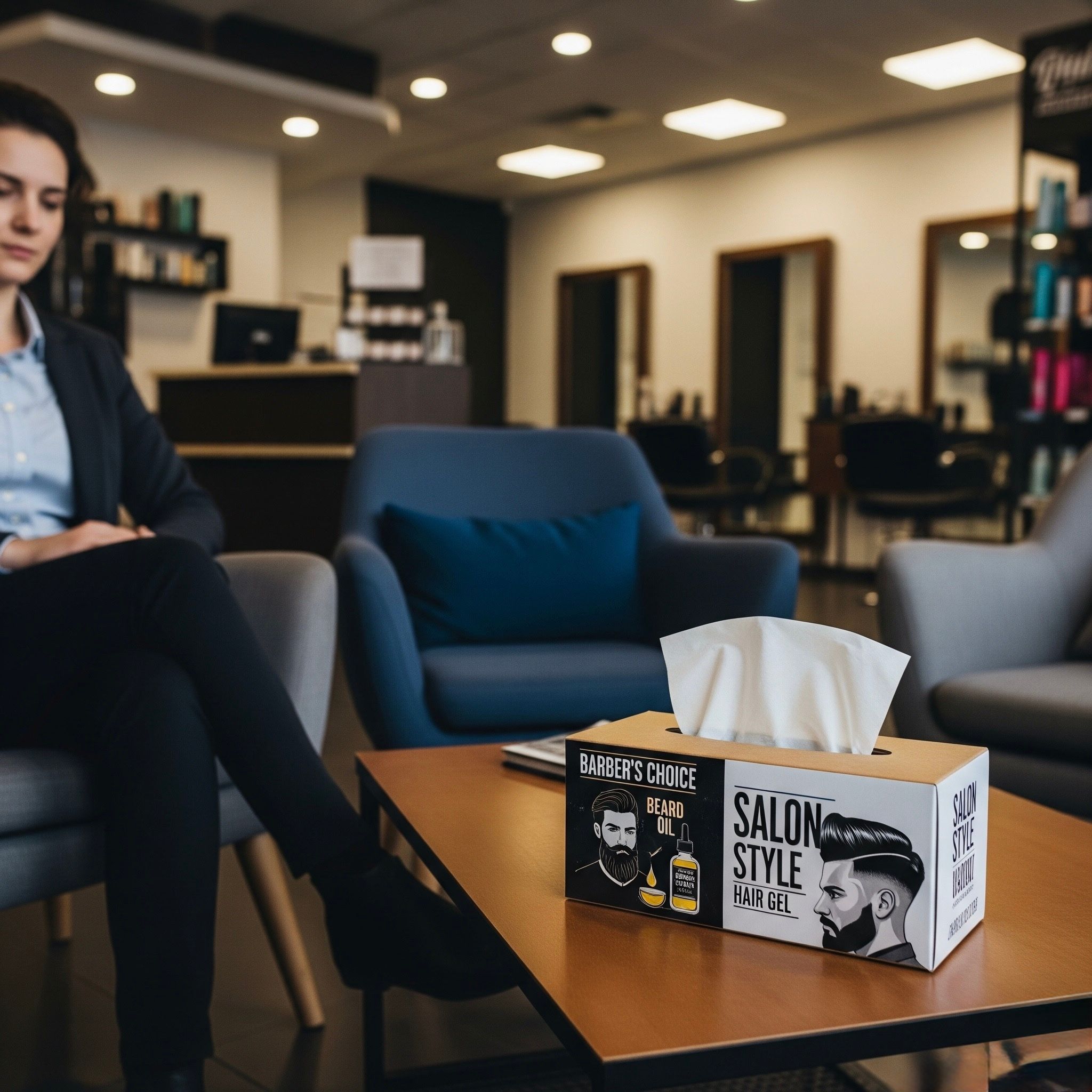 Focused audience attention with targeted tissue paper advertising in Dubai